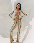 Mesh pant
Adjustable waist tie with front shirring
Mallory is sheer in our super soft mesh fabric
Polyester/Spandex
green tie dye pant
pool cover up
beach cover up
resort outfit inspo