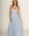 Blue and white Checkered vintage maxi dress
V-neck neckline
Front button down closure
Adjustable straps
Lace trim and hem
Smocked back
Lined
Country side maxi dress
european summer dress