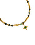 18K Non-Tarnish Beaded Green Gemstones Necklace
18K Gold Plating
Stainless Steel
African Turquoise Cubic Zirconia
Chain Length:14.96" / Extension Length:2.17"
Lead-free
Nickel-safe
Hypoallergenic
Water Resistant