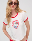 I Love You Heart Baby Top by For Love & Lemons - FINAL SALE