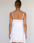 white Woven cami mini dress
Button down closure
Adjustable straps
Ruffled trim
Lined
bridal dress outfit
bachelorette
white mini dress
summer dress
spring dress