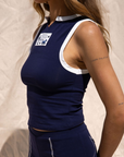 Dreamer Cotton Tank Top by Frankies Bikinis - FINAL SALE