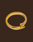 18K Gold Non-Tarnish Bold Bangle
18K Gold Plating
Stainless Steel
Inner Diameter: 2.75" / Thickness: 0.4"
Lead-free
Nickel-safe
Hypoallergenic
Water Resistant
gold asymmetrical bangle bracelet