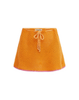 mini crochet skirt