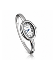 silver Bracelet watch
Roman Numeral Oval Dial
Stainless Steel
Dial diameter: 24mm
Metal