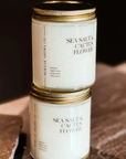 Sweet, clean and luxurious candle
Sweet floral scents mingled with ocean mist and citrus peel
Housed in a reusable glass jar
100% soy wax
Up to 30 hours of burn time
ON THE NOSE:
Jasmine
Night Violet
Ocean Mist
Citrus Peel