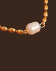 18K Gold Non-Tarnish Pearl Ball Chain Necklace
18K Gold Plating
Stainless Steel
Freshwater Pearl
Chain Length: 16" / Extension: 2"
Lead-free
Nickel-safe
Hypoallergenic
Water Resistant