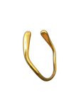 18K gold plated asymmetrical bangle bracelet
Adjustable
Stainless steel
Inner diameter 60mm
Non-tarnish Surface
Made of high quality stainless steel
Lead-free