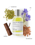 Unisex perfume
Top Note
Violet, Cardamon
Heart Note
Amber, Papyrus, Iris
Base Note
Cedarwood, Leather, Sandalwood
Alcohol, Fragrance (Parfum), Aqua (Water), Limonene, Geraniol, Farnesol