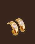 18K Gold Non-Tarnish CZ Classic C Hoop Earring
18K Gold Plating
Stainless Steel
Cubic Zirconia (CZ)
Measurement (L x W inch): 0.8 x 0.7
Lead-free
Nickel-safe
Hypoallergenic
Water Resistant