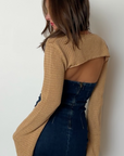Humble Brag Crop Bolero - FINAL SALE