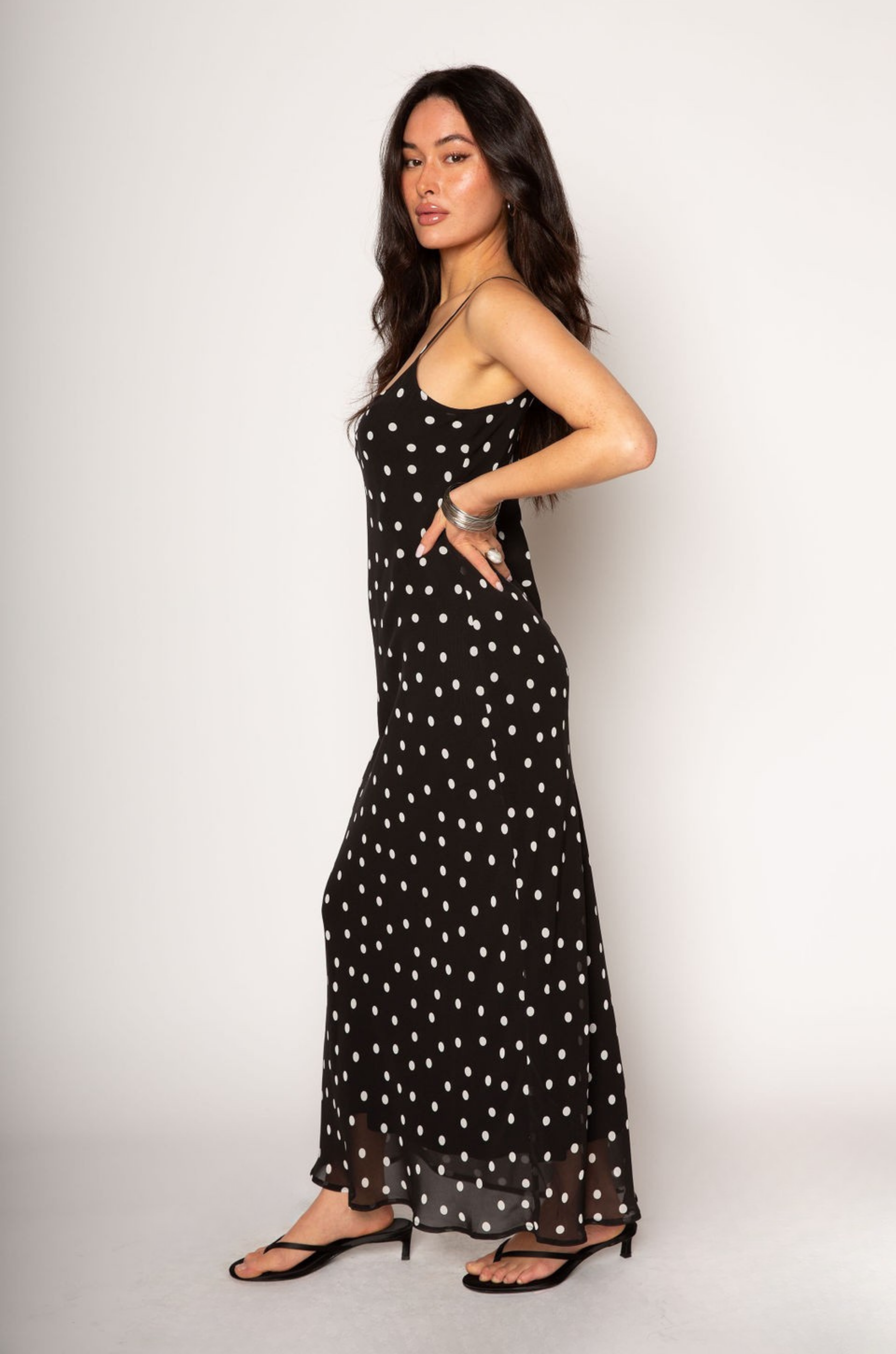 セール即日発送ANDMARY Cecily check long dress andmary Cecily check long dress