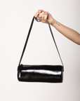 black Barrel shoulder purse
Cylindrical silhouette shoulder bag
Versatile strap - over the shoulder or crossbody
Adjustable Shoulder Strap
Zip closure
Vegan Leather