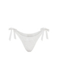white Eyelet bikini bottoms
Adjustable tie sides
Crafted from premium Cotton Poplin Eyelet
100% Cotton
Runs small
Soft & delicate fabric, wear with care