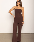 TOP
Knit asymmetrical tube top
Elastic band
Partially lined
brown asymmetrical tube top
BOTTOM
brown Knit lounge pant
Elastic waistband
fall outfit
thanksgiving outfit