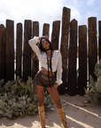 Heels In The Dirt Fringe Shorts - FINAL SALE