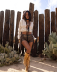 Heels In The Dirt Fringe Shorts - FINAL SALE