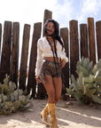 Heels In The Dirt Fringe Shorts - FINAL SALE