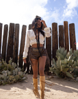 Heels In The Dirt Fringe Shorts - FINAL SALE