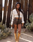 Heels In The Dirt Fringe Shorts - FINAL SALE