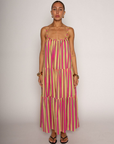 Striped maxi dress
Adjustable spaghetti straps
Side pockets
Partially lined
Striped summer dress
Mom dress
