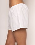 cotton white mini shorts
Low rise mini shorts
Centre front bow
Unlined