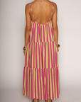 Striped maxi dress
Adjustable spaghetti straps
Side pockets
Partially lined
Striped summer dress
Mom dress