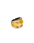 18K Gold Non-Tarnish Two Toned Dome Statement Ring
18K Gold Plating
Stainless Steel
Size 7 Measurement: 0.682 Diameter/2.14 Circumference
Lead-free
Nickel-safe
Hypoallergenic
Water Resistant
two toned dome ring