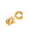 18K Gold Non-Tarnish X CZ Ear Cuff
18K Gold Plating Stainless Steel Cubic Zirconia
Measurement (L x W inch): 0.6 x 0.35
Lead-free/Nickel-safe /Hypoallergenic/Water Resistant
ear cuff
gold ear cuff