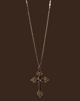 gold cross necklace