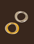 18K gold non-tarnish double two tone ring
18K gold plating stainless steel silver plating
Size 7 measurement: 0.682 Diameter/2.14 Circumference
Lead and Nickel Free
Hypoallergenic
Water Resistant
gold and silver stacked double ring