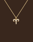 Aries Zodiac Pendant Neckalce By Viviana D' Ontanon - FINAL SALE