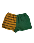Striped printed towel short
Elastic waistband
Unlined
Up-cycled
Each towel is up-cycled - there may be imperfections