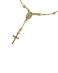 Delicate Figaro Rosary Bracelet
Designed in the traditional rosary style
Metal: 18k Gold Filled
Length: 7"
Hypoallergenic/Nickel Free/Water-resistant