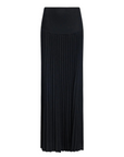 Knit maxi skirt. Elastic waist. Fully lined. black maxi skirt. black lioness skirt