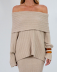 Fuzzy crochet knit oversized sweater. Folded neckline. Long sleeves. Unlined. fall set. fall outfit. cute warm clothes