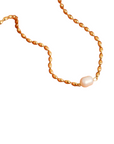 18K Gold Non-Tarnish Pearl Ball Chain Necklace
18K Gold Plating
Stainless Steel
Freshwater Pearl
Chain Length: 16" / Extension: 2"
Lead-free
Nickel-safe
Hypoallergenic
Water Resistant