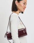 maroon Barrel shoulder purse
burgundy Barrel shoulder purse
Cylindrical silhouette shoulder bag
Versatile strap - over the shoulder or crossbody
Adjustable Shoulder Strap
Zip closure
Vegan Leather