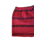 Striped printed towel short
Elastic waistband
Unlined
Up-cycled
Each towel is up-cycled - there may be imperfections