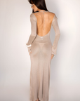 tan Crochet knit maxi dress
Long sleeves
Front ring detail
Low back with tie closure
Unlined
beach cover up
beach vacation dress
nice vacation outfit inspo