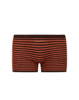 brown and orange striped booty shorts
festival outfit
coachella outfit
stagecoach outfit