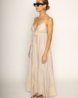 beige Woven ribbon cami maxi dress
Adjustable front tie
V-neckline
Adjustable straps
Unlined
spring maxi dress
summer maxi dress
vacation dress