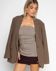 brown Knit mini skirt
Inner shorts lining
Elastic waistband
Lined
fall skirt
fall outfit