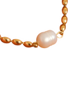 18K Gold Non-Tarnish Pearl Ball Chain Necklace
18K Gold Plating
Stainless Steel
Freshwater Pearl
Chain Length: 16" / Extension: 2"
Lead-free
Nickel-safe
Hypoallergenic
Water Resistant