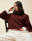 Stripe Vintage Sweatshirt Top by Daydreamer - FINAL SALE