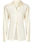 cream Satin oversized poplin collared shirt
Button down closure
Sleeve buttons
Adjustable lace up tie detail at back
Unlined
business button down top
work top
office attire top