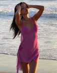 pink Chiffon sheer mini dress
Floral embroidery detail
Satin adjustable straps
Adjustable back tie
Asymmetrical hem line
festival outfit
coachella outfit
stagecoach outfit