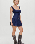 Christa Ruffle Mini Dress by Frankies Bikinis