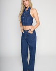 Denim on Denim Top - FINAL SALE