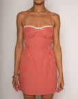 Gingham woven dress
Adjustable crisscross back tie straps
Back hook and eye and zipper closure
Fully lined
red Summer gingham Dress